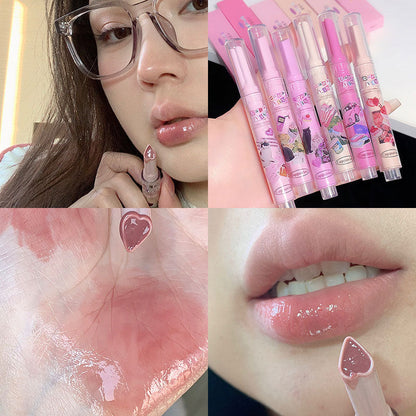 Heart shaped Lipstick Pen Girls Lip Makeup DuDu Lip