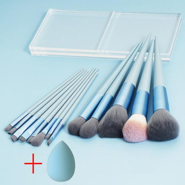 New 13Pcs Brush Set Makeup Highlighter Foundation Brush Beauty Tools