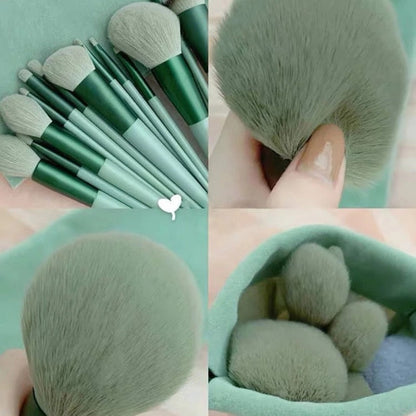 New 13Pcs Brush Set Makeup Highlighter Foundation Brush Beauty Tools