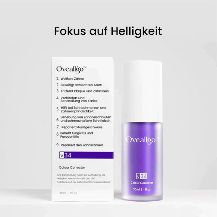 DermaLux™ Rein pflanzliches Zahnweiß-Mousse