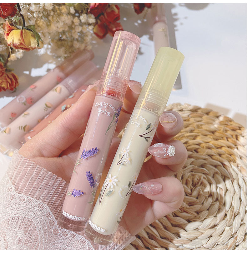 Grapefruit ColorsGlossy Lip Glaze Mirror Moisturizing Lip Glaze Water Mist Lipstick