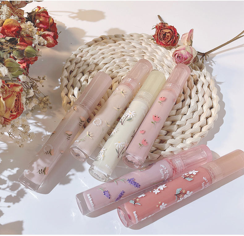 Grapefruit ColorsGlossy Lip Glaze Mirror Moisturizing Lip Glaze Water Mist Lipstick